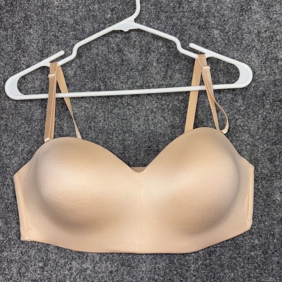Wacoal 854372 Stayin Power Wire free Bra 38C Beige convertible - Picture 1 of 7